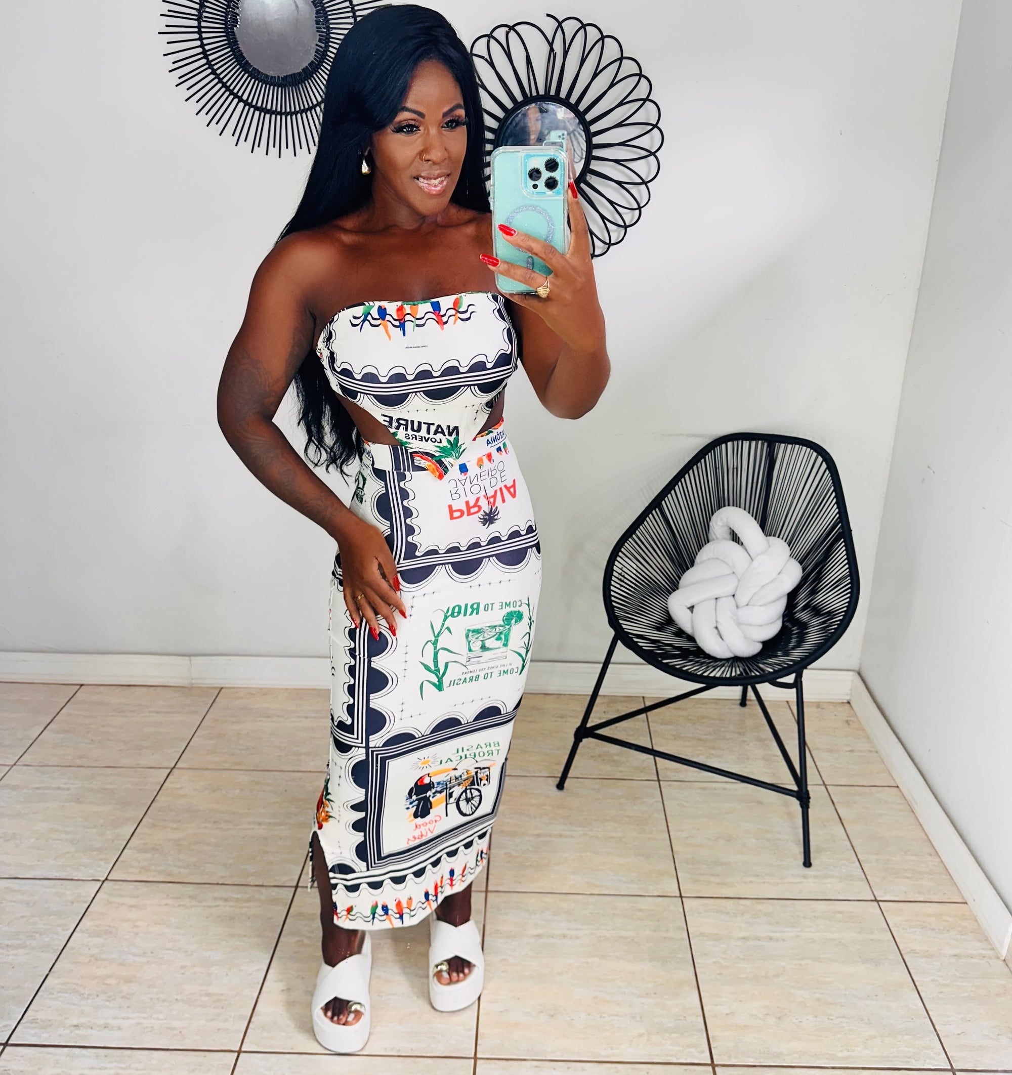 Conjunto Riviera Chic