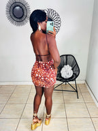 Vestido onça moderna