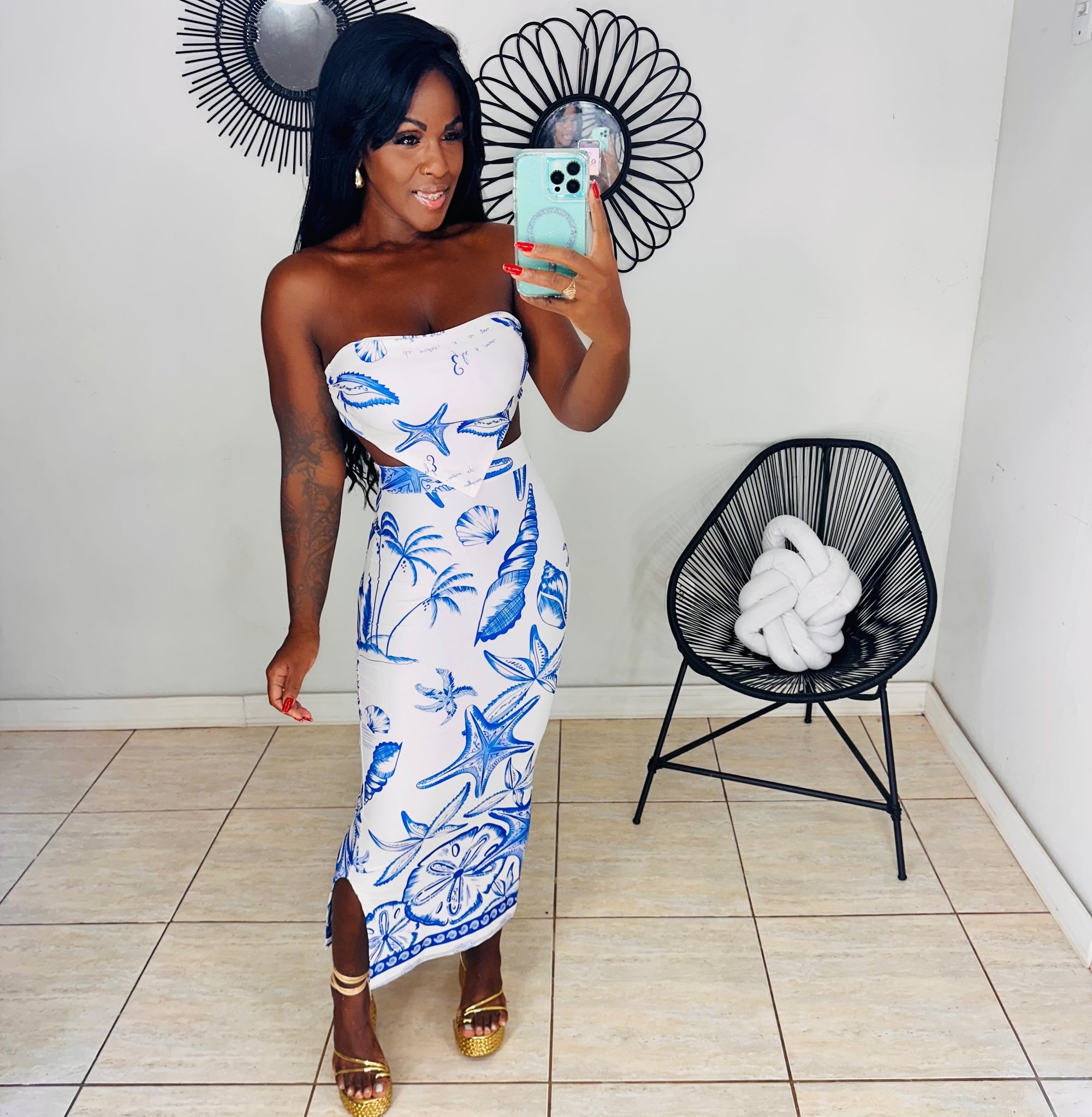 Conjunto Riviera Chic