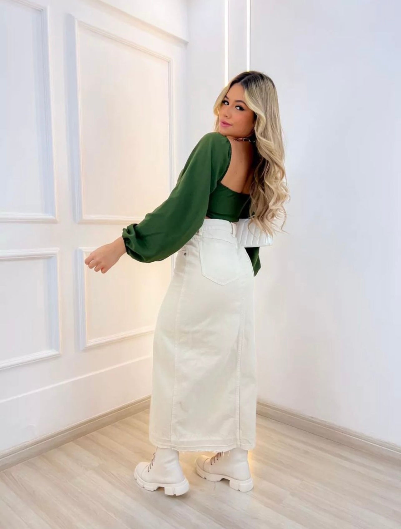 Saia Jeans Maribela