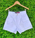 Short Branco Cargo
