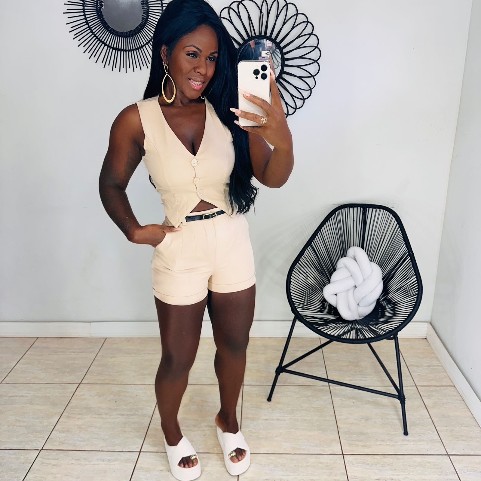 Cropped colete Rayan