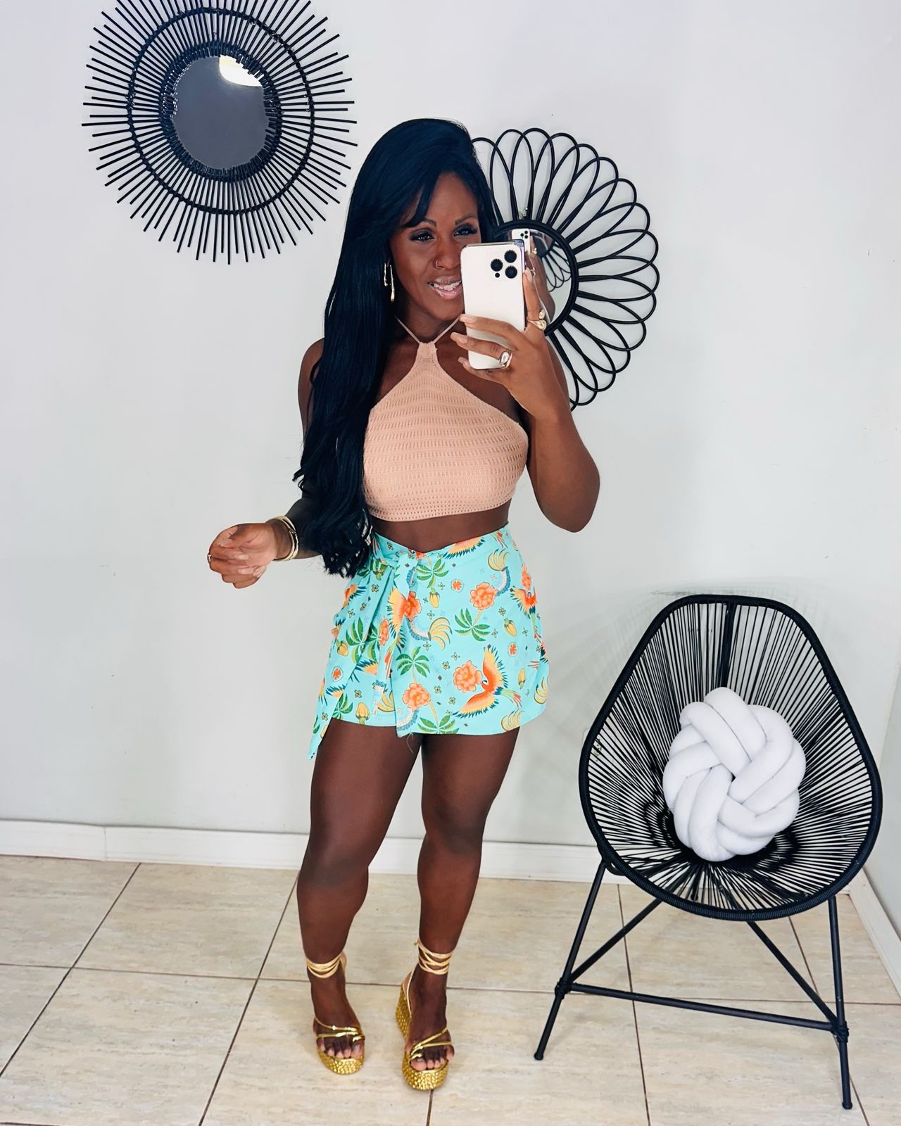 Short saia Manu