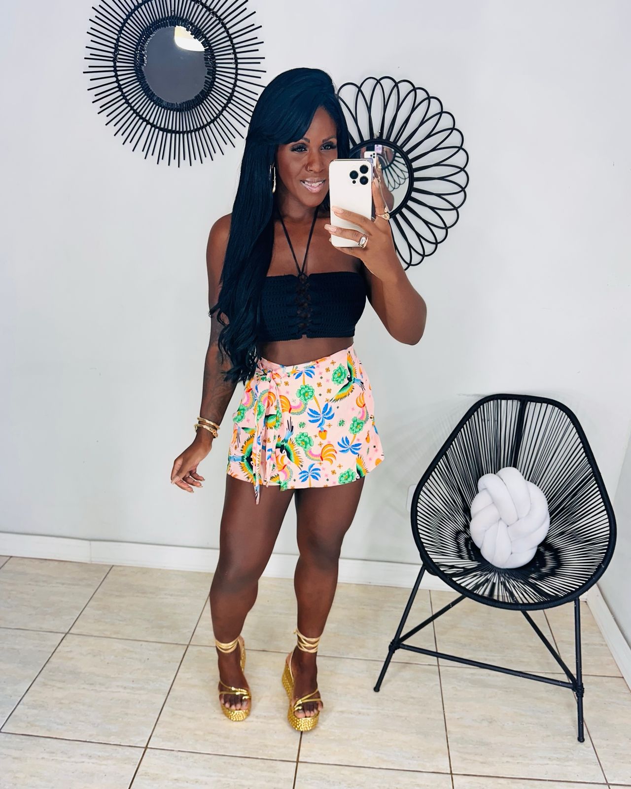 Short saia Manu